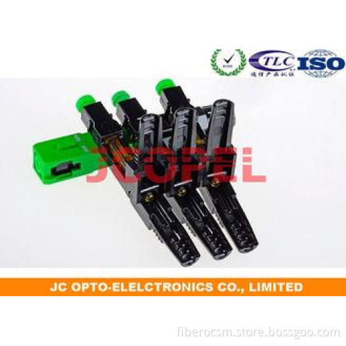 Metal Single Mode Optical Connections Fiber Connectivity SC